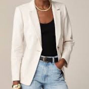 Jcrew Helena Blazer Flax Ivory Size 4 NWT